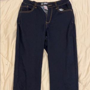 High rise skinny jeans